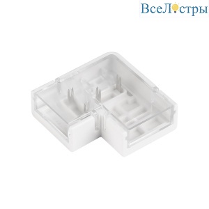 Коннектор угловой Arlight COB-MONO-10mm-2pin-STS-IP68 (Прозрачный) 059159