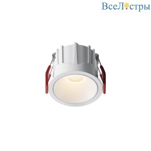 Встраиваемый светильник Maytoni Alfa LED DL043-01-10W3K-RD-W-1