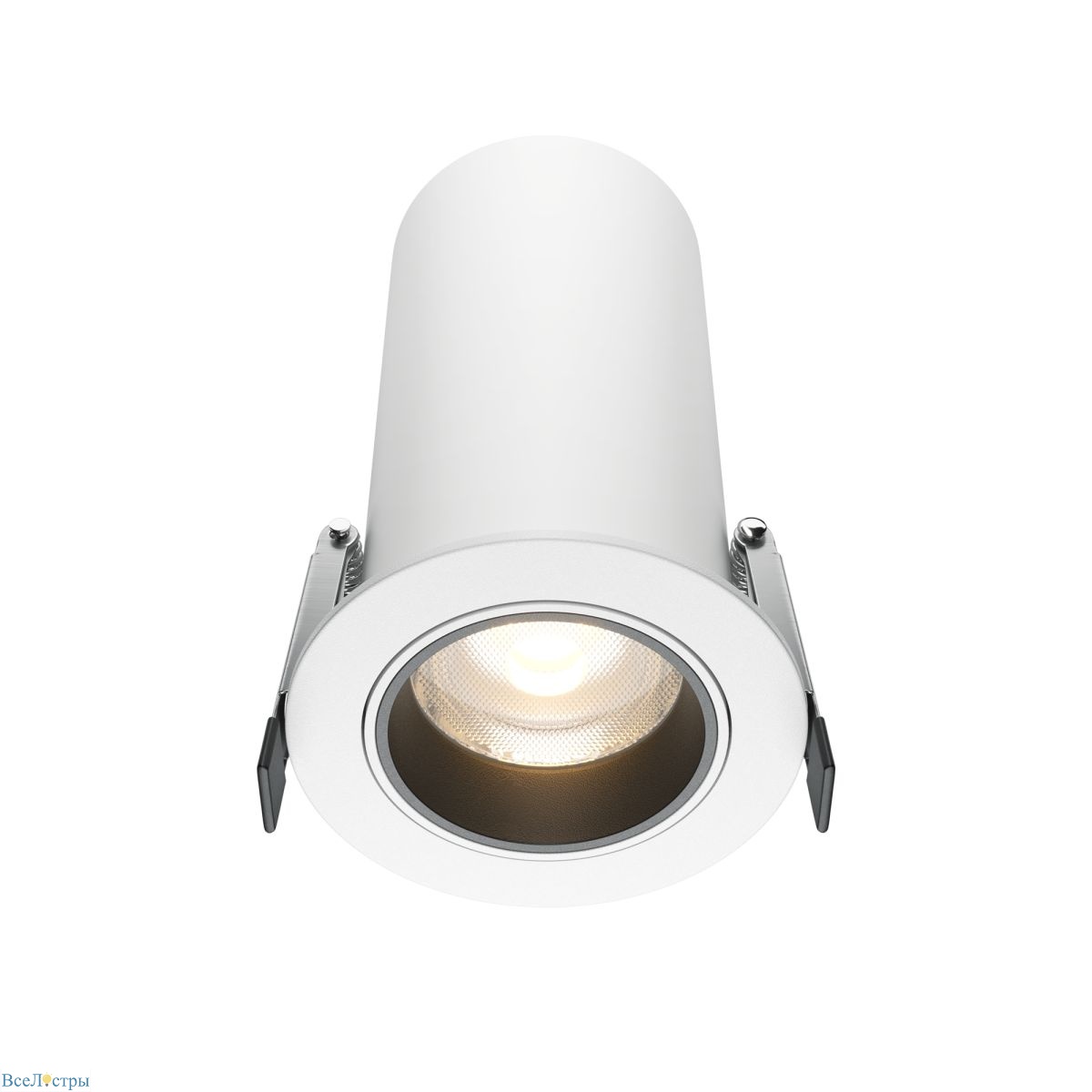 встраиваемый спот maytoni technical focus led dl125-l12-3k-w