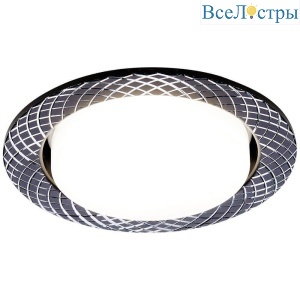 Встраиваемый светильник Ambrella Light GX53 Classic G818 BK
