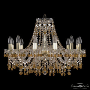 Подвесная люстра Bohemia Ivele Crystal 1410/12/240 G V1003 R721