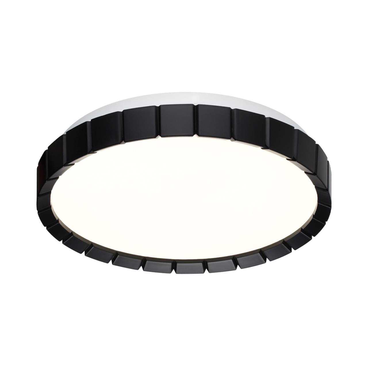настенно-потолочный светодиодный светильник sonex pale atabi black 7649/cl