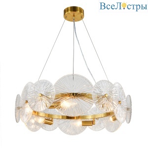 Подвесная люстра Indigo Miele 12021/6P Brass V000604