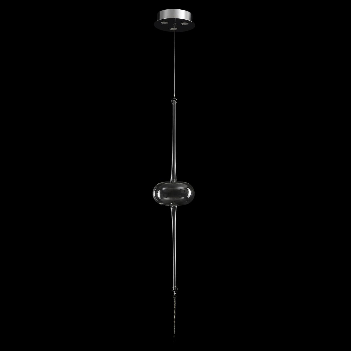 подвесной светильник crystal lux glass sp3w led chrome