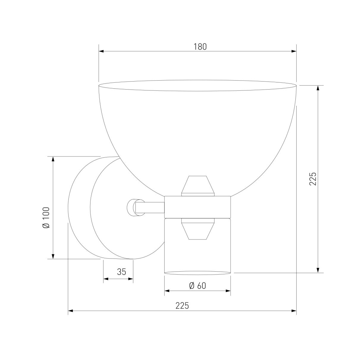 бра eurosvet vial 202053 led a072059
