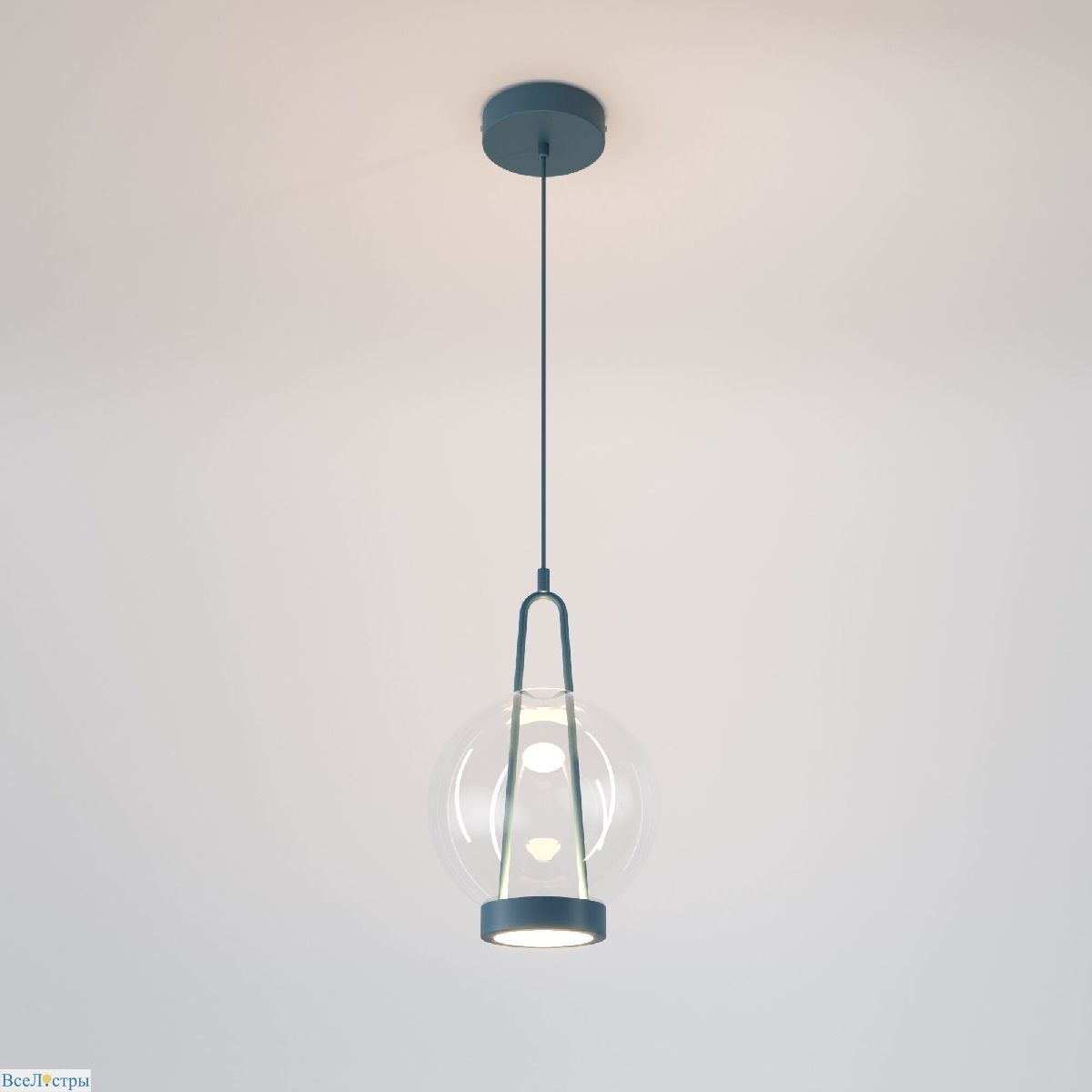 подвесной светильник eurosvet frasco 50267/1 led синий a069345