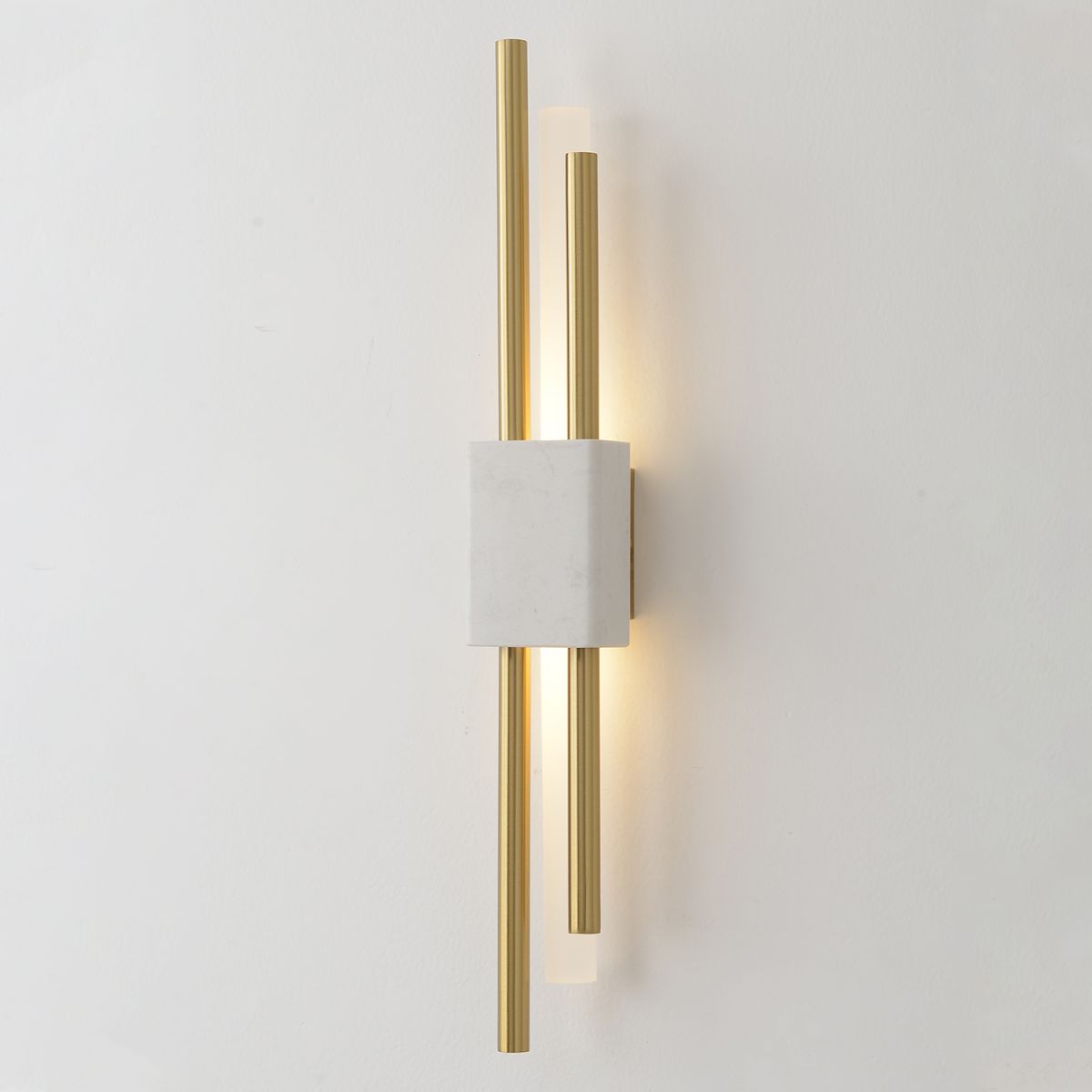 настенный светильник crystal lux carta ap6w led white/brass