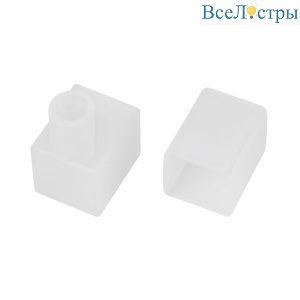 Заглушка Arlight MOONLIGHT-CAP-10x10mm-BOTTOM-S-SET (Силикон) 055651