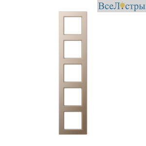 Рамка пятиместная Jung AC585CH