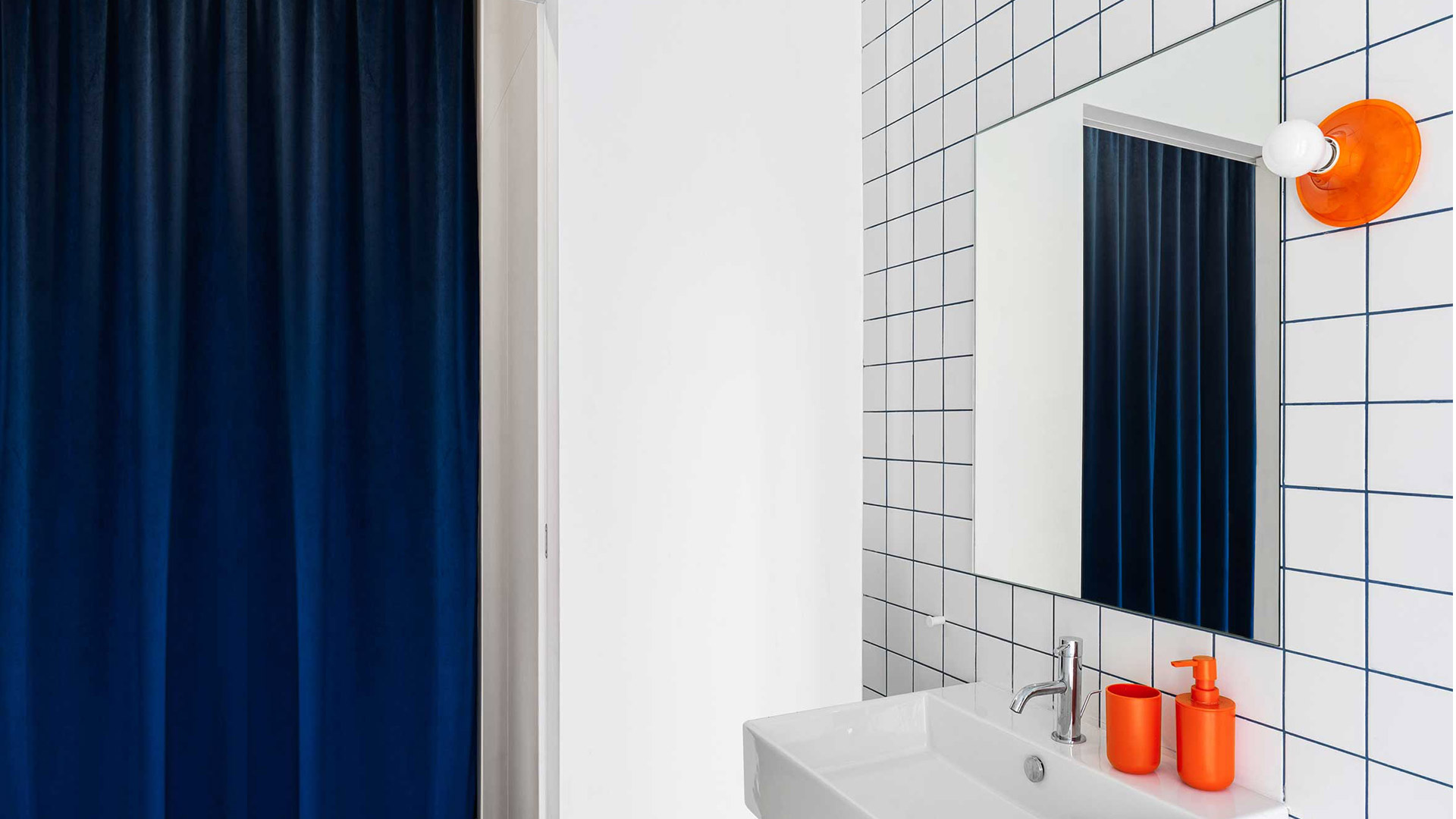 настенный/потолочный светильник teti orange artemide