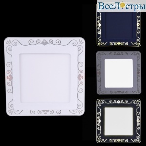 Встраиваемый светильник Reluce 65012-9.0-001RD LED12+4W WT