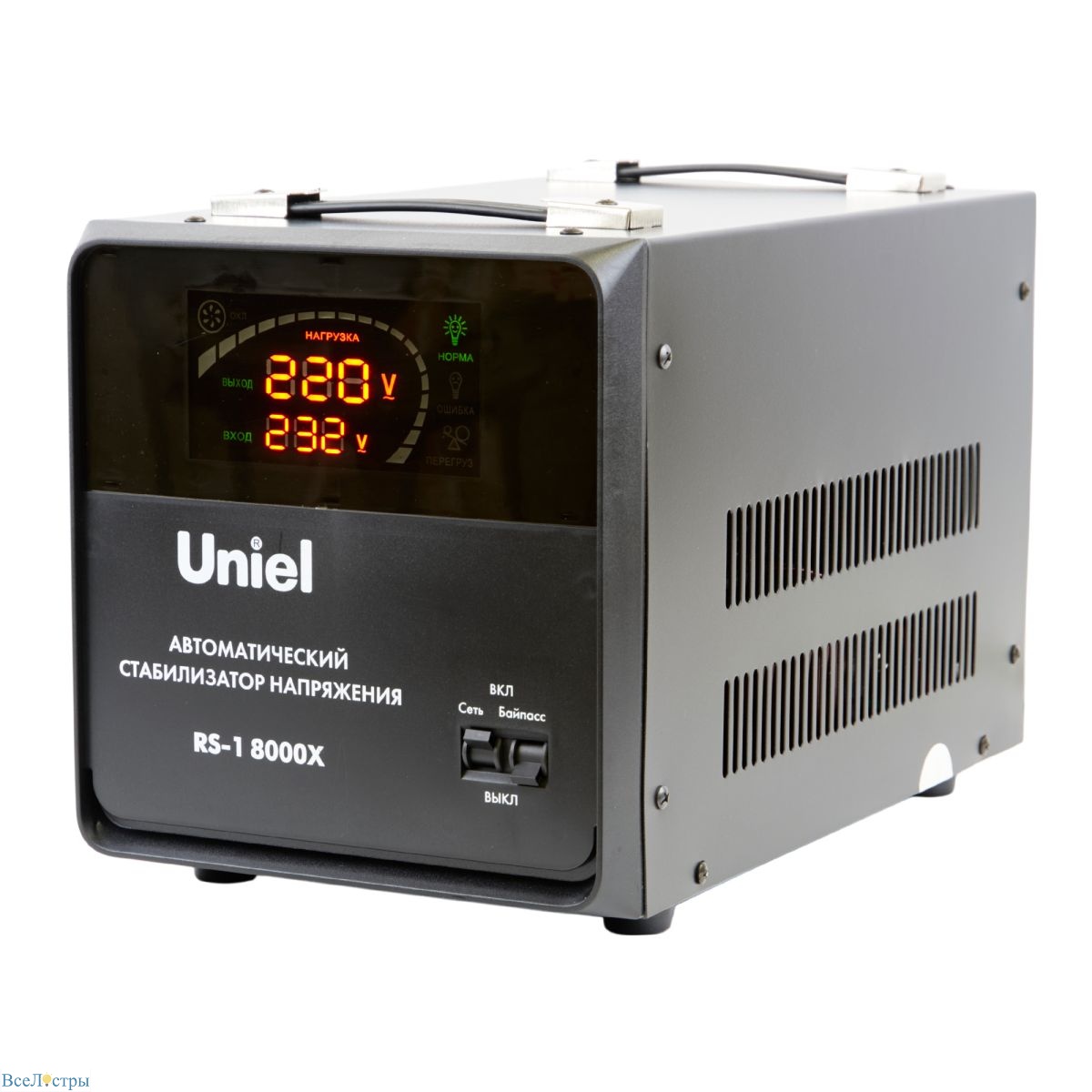 стабилизатор напряжения uniel reliability rs-1 8000x ul-00012859