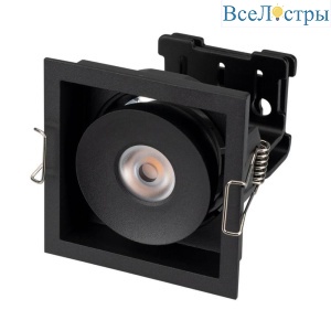 Встраиваемый светодиодный светильник Arlight CL-Simple-S80x80-9W Warm3000 028149