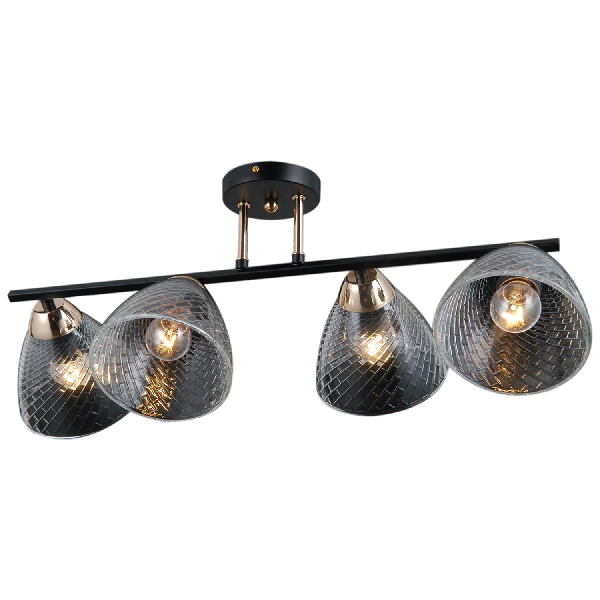 потолочная люстра illumico il0739-4csq-24 bk fgd aries