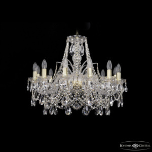 Подвесная люстра Bohemia Ivele Crystal 1411/12/240 G