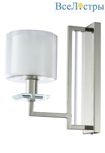 Бра Crystal Lux Nicolas NICOLAS AP1 NICKEL/WHITE