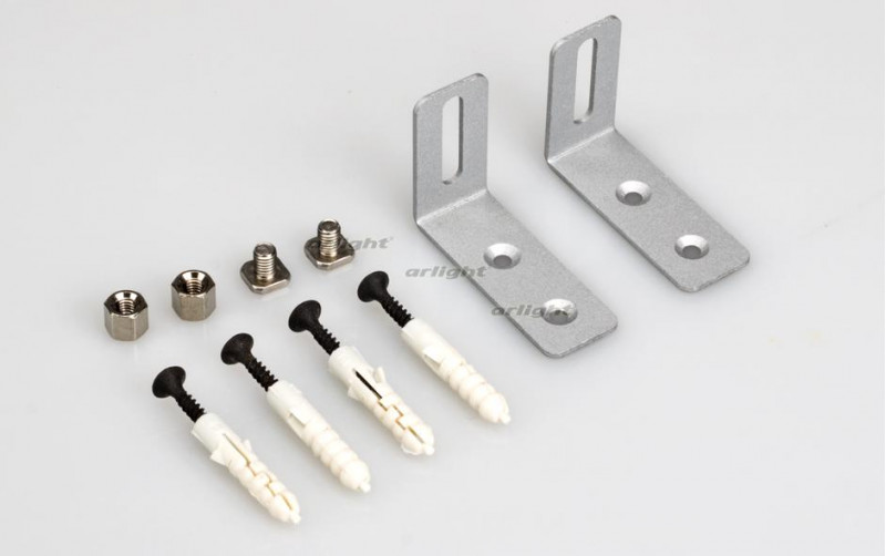 настенный держатель arlight s2-line-fix-9mm set (3360) 021183