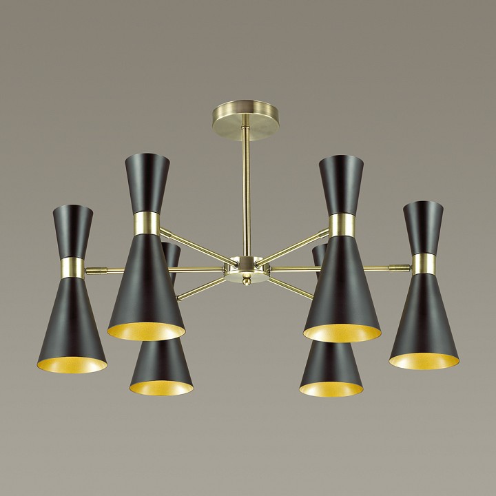 люстра на штанге lumion quinn 3662/6c