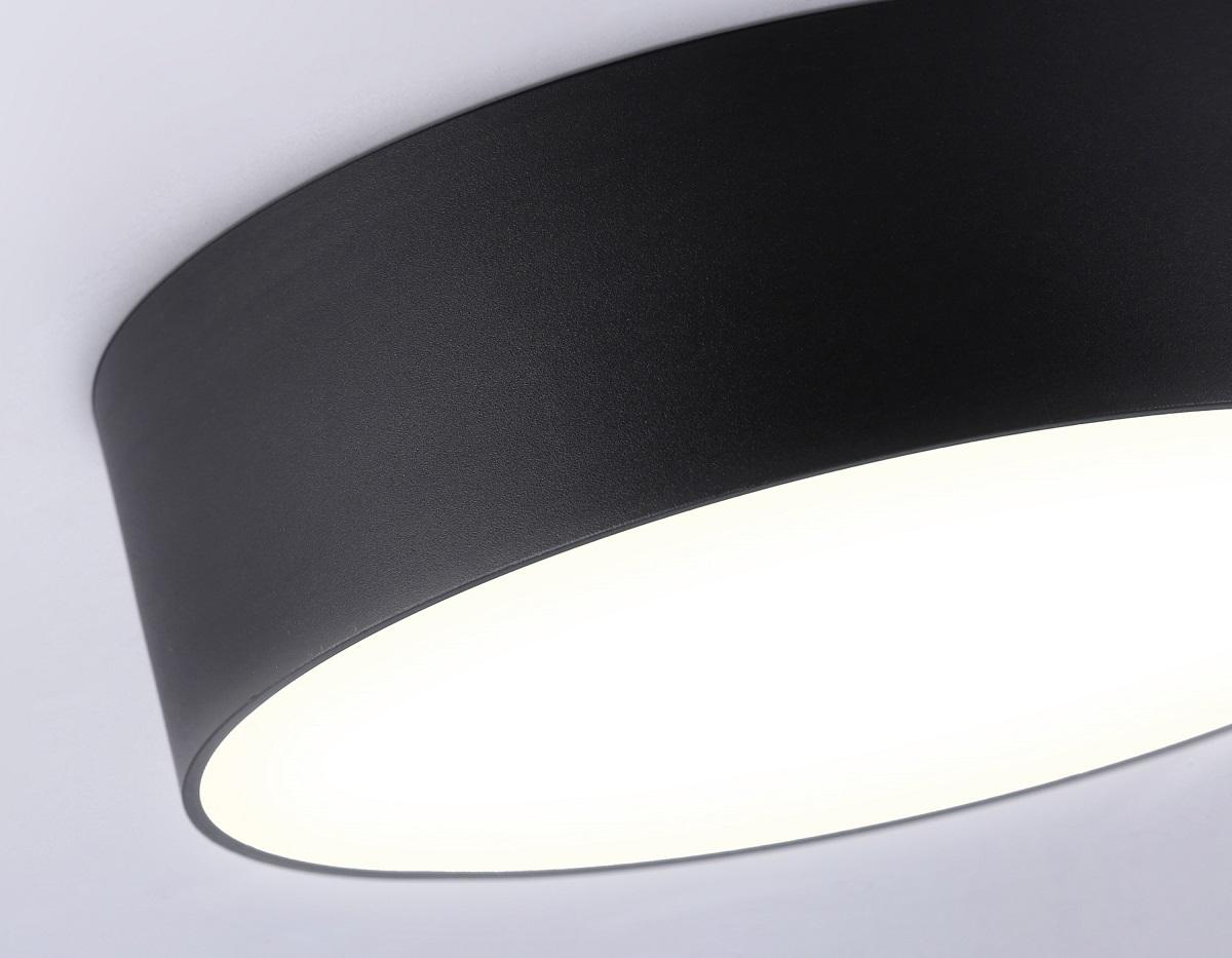 потолочный светодиодный светильник ambrella light orbital air alum fv5525