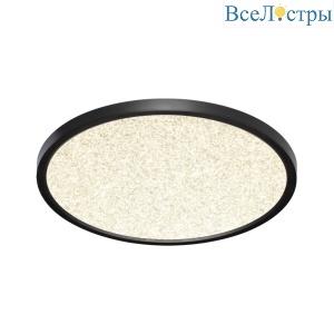 Настенно-потолочный светодиодный светильник Sonex Mitra Omega Black 7662/32L