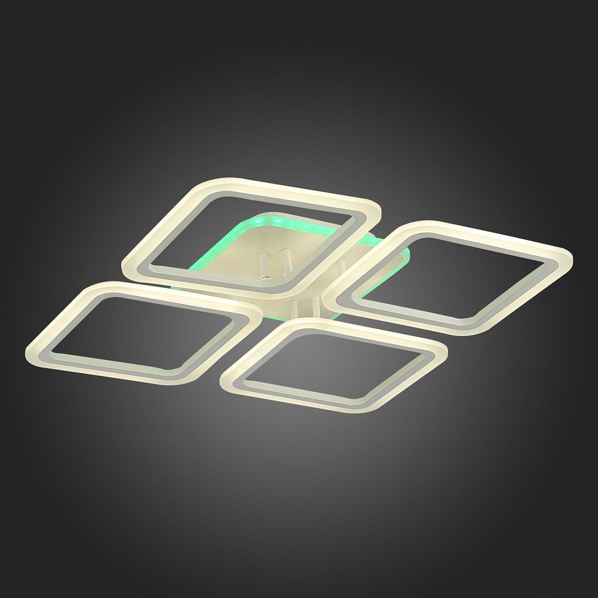 потолочная люстра evoled qutro sle200452-04rgb