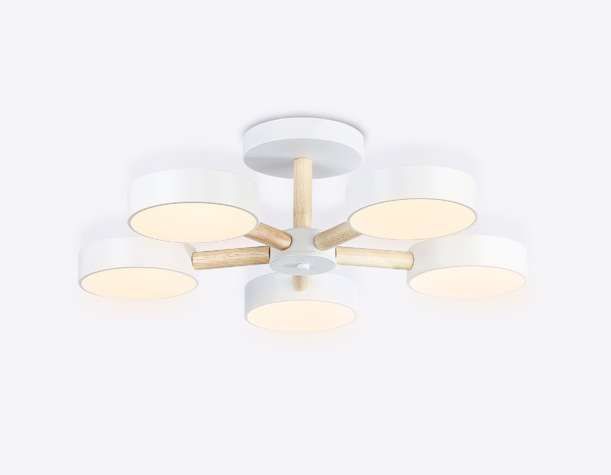 люстра на штанге ambrella light comfort linetech fl4825