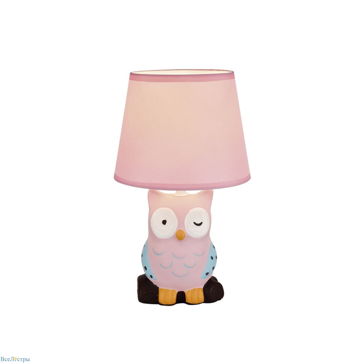 настольная лампа escada kids 10209/l pink