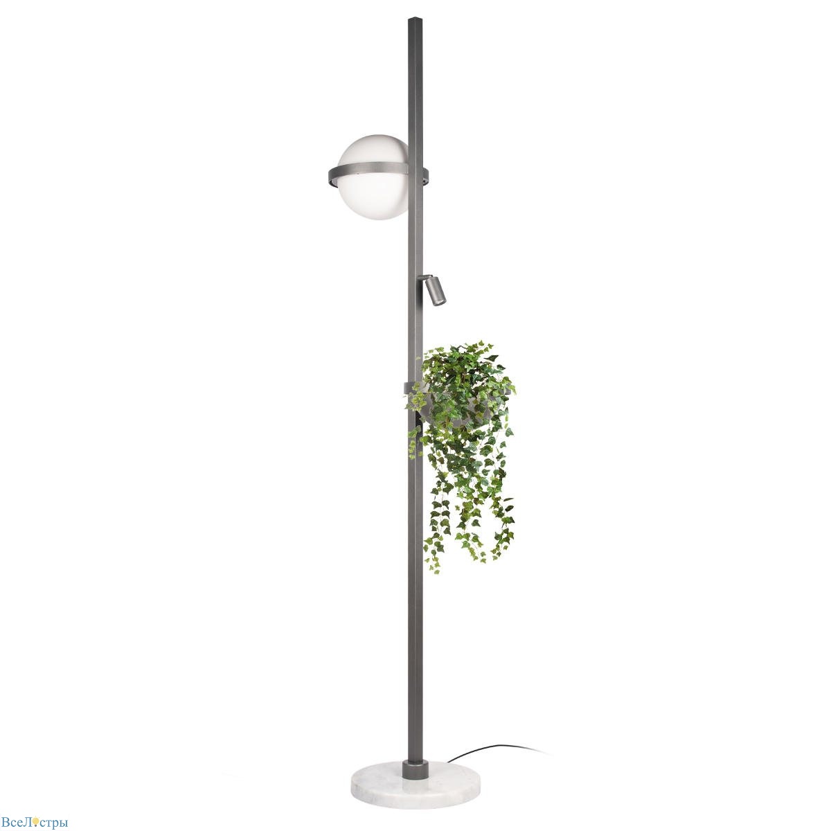 торшер loft it jardin 10121/f dark grey