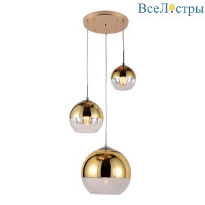 Подвесная люстра Lumina Deco Veroni LDP 1029-3 GD