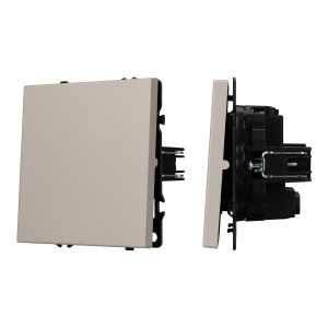 Выключатель перекрёстный 1 кл софт-тач кашемир Arlight SWT-MKX1-SFPL-CA (250V, 10A) 059428(1)