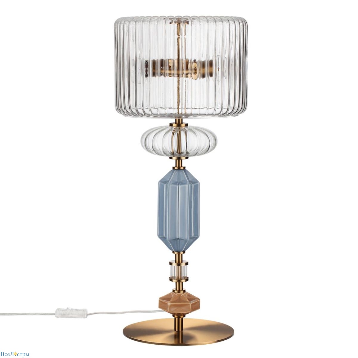 настольная лампа odeon light modern terra 5414/2ta