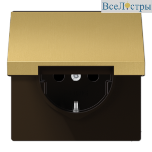 Розетка штепсельная Schuko Jung ME1520KIKLC