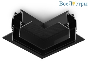 Коннектор угловой для встраиваемого магнитного шинопровода Ambrella Light Track System GL1971
