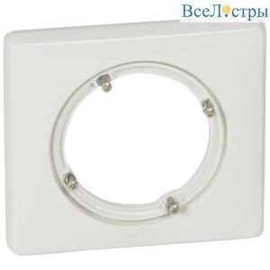 Рамка 1-постовая Legrand Celiane белая 069071