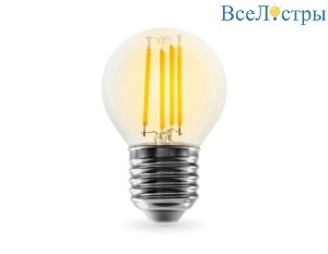 Филаментная светодиодная лампа Ambrella Light Bulbing E27 11W 2700K шар 451123