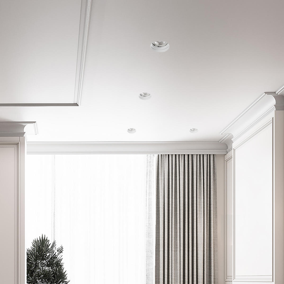 встраиваемый гипсовый светильник loft it ghost 10356c