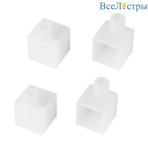 Заглушка Arlight WPH-FLEX-1616-90 WHITE с отверстием  (Пластик) 058044