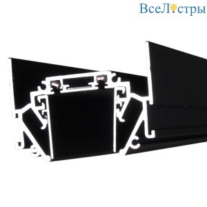 Магнитный шинопровод для натяжных потолков (гарпун) Reluce RL 06300 track rail 3000mm BK