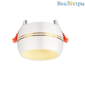 Встраиваемый светильник ЭРА KL81 WH/GD Б0049010
