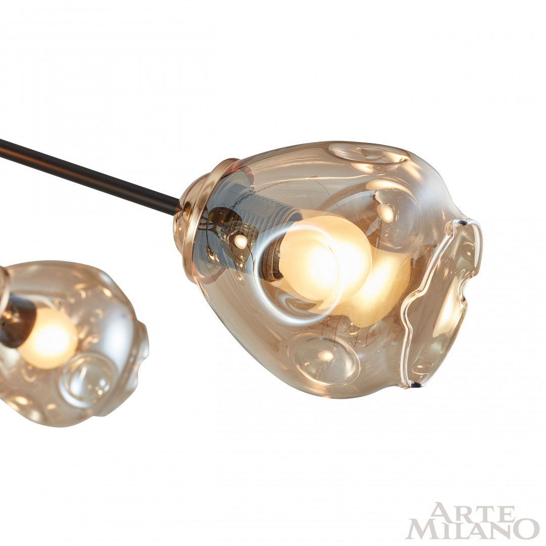 потолочная люстра arte milano amalfi 252588/8 br