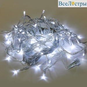 Гирлянда бахрома с эффектом мерцания Uniel ULD-B50006-880/TTK WHITE IP44 UL-00013126