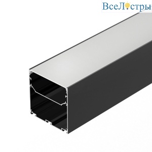 Алюминиевый профиль Arlight LINE-S-7575-2500 BLACK 041856