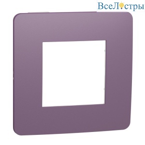 Рамка 1-постовая Schneider Electric Unica New NU280214