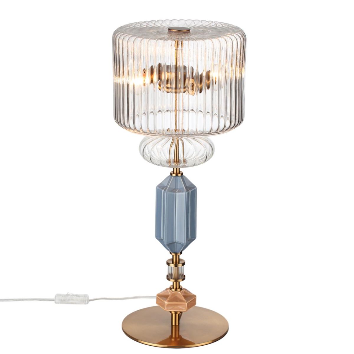 настольная лампа odeon light modern terra 5414/2ta