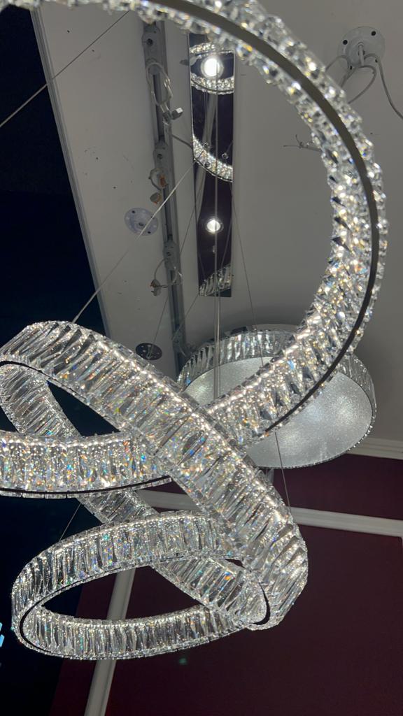 подвесной светодиодный светильник newport 8245/s 8240 chrome м0064769