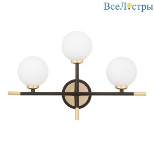 Бра Lumina Deco Marsiada LDW 6033N-3 BK+F.GD