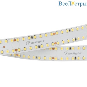 Светодиодная лента Arlight 20W/m 280LED/m 2835SMD теплый белый 2,5M S2-A280-20mm 24V Warm2700 021199(2)