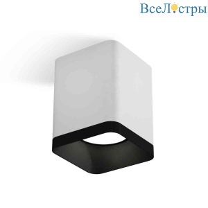 Комплект накладного светильника Ambrella light Techno Spot XS7812002 SWH/SBK белый песок/черный песок (C7812, N7702)