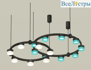 Комплект подвесного светильника Ambrella Light Techno Ring XR92091300 (A9209x2, C9242, C9238, N8488, N8480)