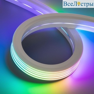 Светодиодная герметичная лента Arlight SPI STARDUST-TOP-B60-30x20mm 12V RGB (12 W/m, IP65, 5m, wire x1) 042134